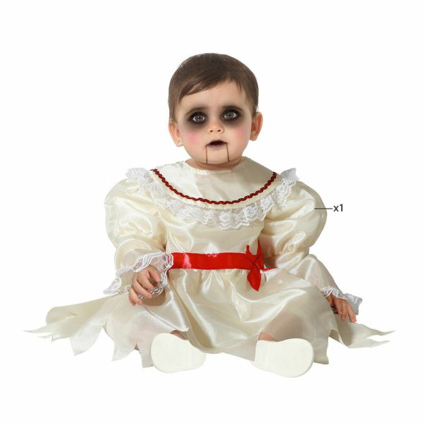 BigBuy Fantasia para Bebés Boneca Sangrenta 6-12 Meses