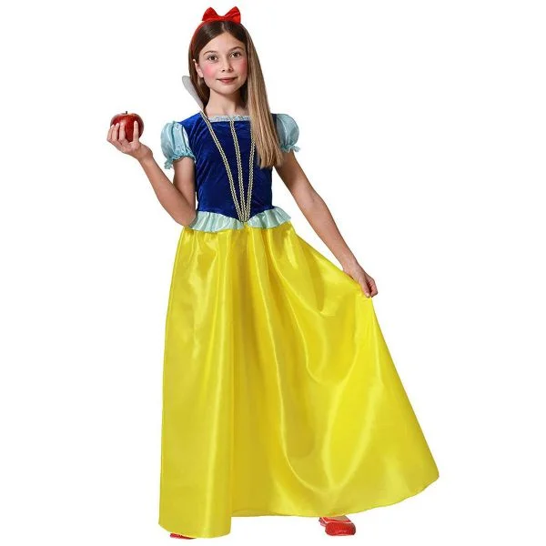 BigBuy Fantasia para Crianças Branca de Neve 5-6 Anos (2 Peças)