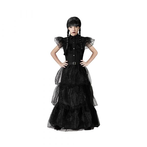 Atosa Fantasia De Garota Morta 3-4 Anos Black