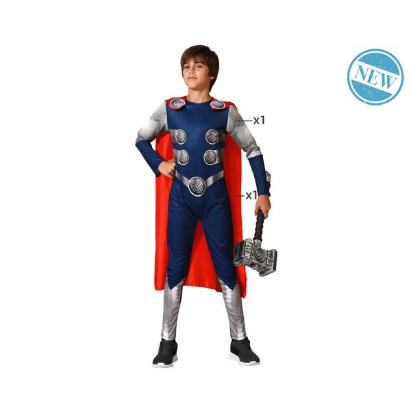 BigBuy Fantasia para Crianças Super-herói 10-12 Anos