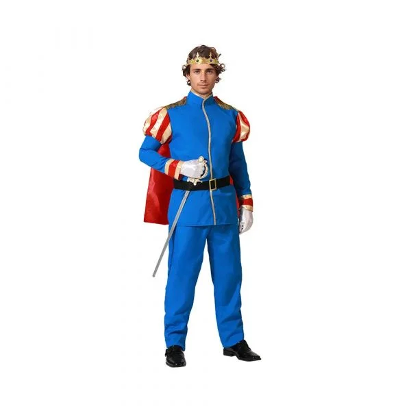 Atosa Fato De Príncipe Homem M-L Blue 1