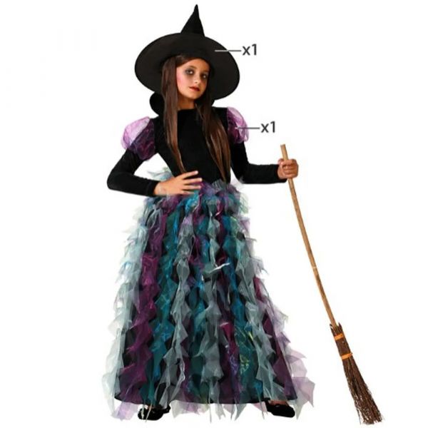 Atosa Fantasia De Bruxa 3-4 Anos Green