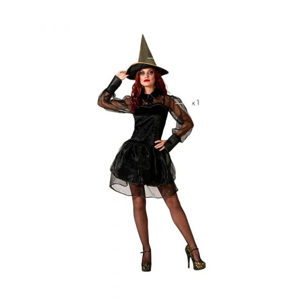 Atosa Fantasia De Mulher Bruxa XS-S Black