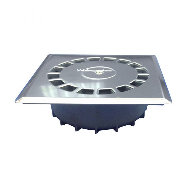 Tecnoágua Sifão Vertical Standard T-88 I PVC Inox 20 x 20 cm