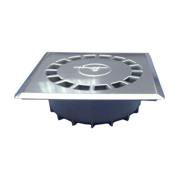 Tecnoágua Sifão Vertical Standard T-88 I Aço Inoxidável PVC 10 x 10 cm