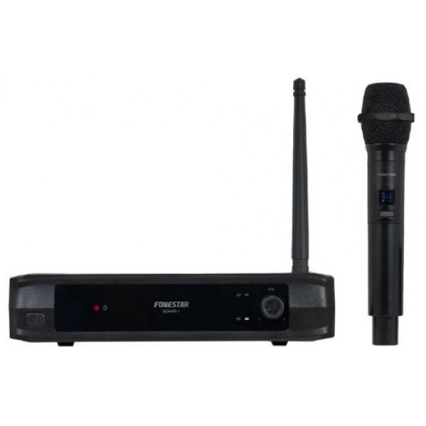 Fonestar Microfone Sem Fios SONAIR-1M UHF Dinâmico Unidirecional Frequência Fixa