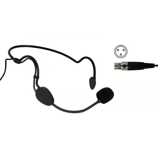 Fonestar Microfone de condensador de cabeça FCM-660-MC3 - FCM-660-MC3