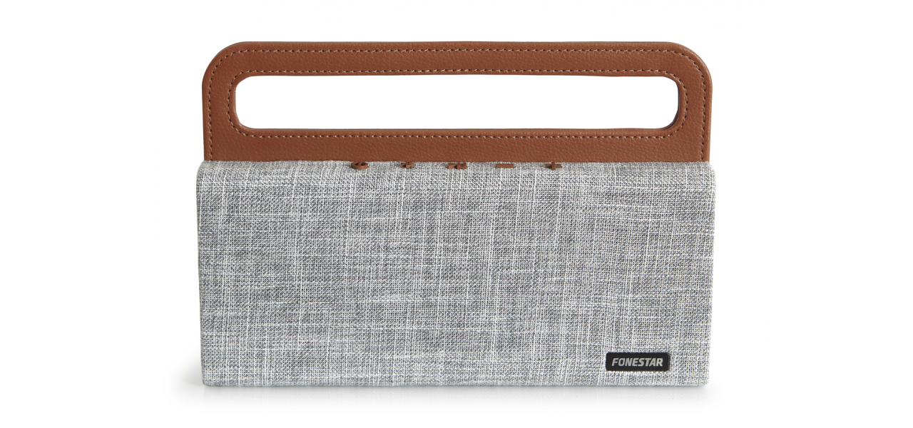 Coluna Portátil Fonestar Handy-G Bluetooth Cinza/Castanho