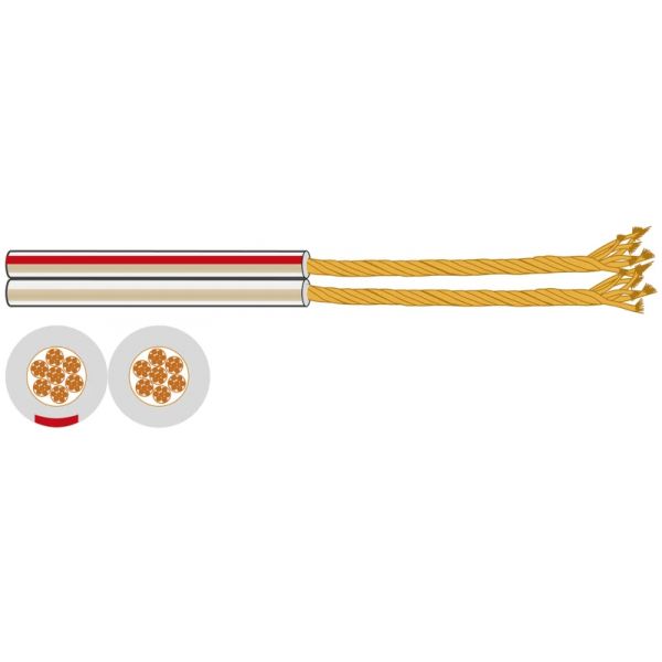 Fonestar Bobine Cabo Coluna de 2 Condutores 10m - CT-24-10