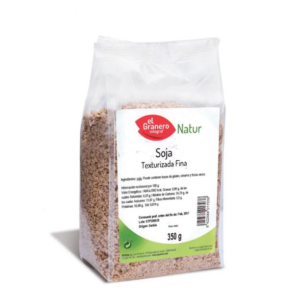 El Granero Integral Soja Texturizada Fina 350g