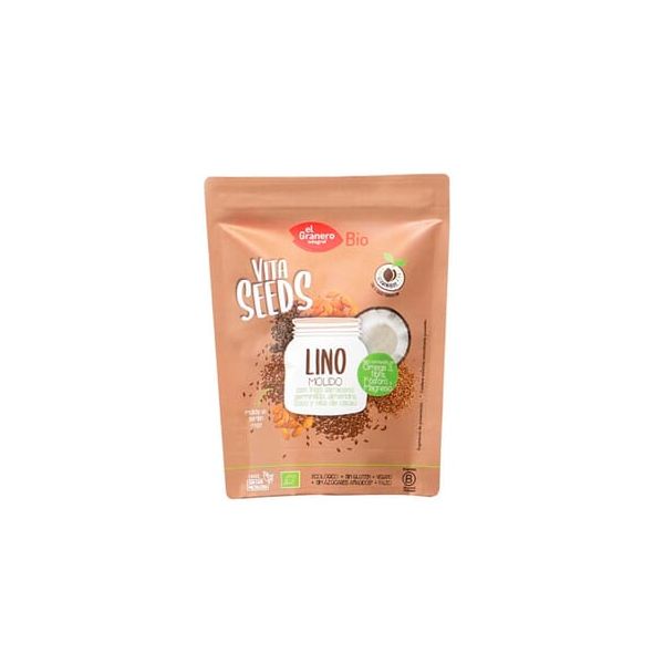El Granero Integral Vitaseeds Linho Moído, Trigo Sarraceno, Amêndoa, Coco 200g