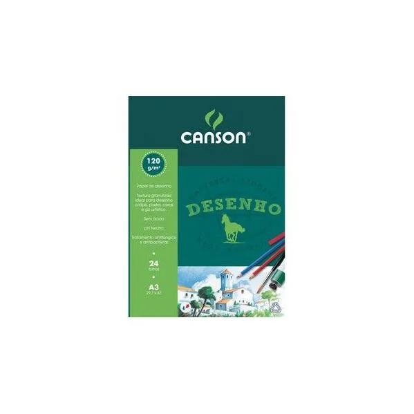 Canson Bloco de Desenho A3 297x420 120g - 200005624