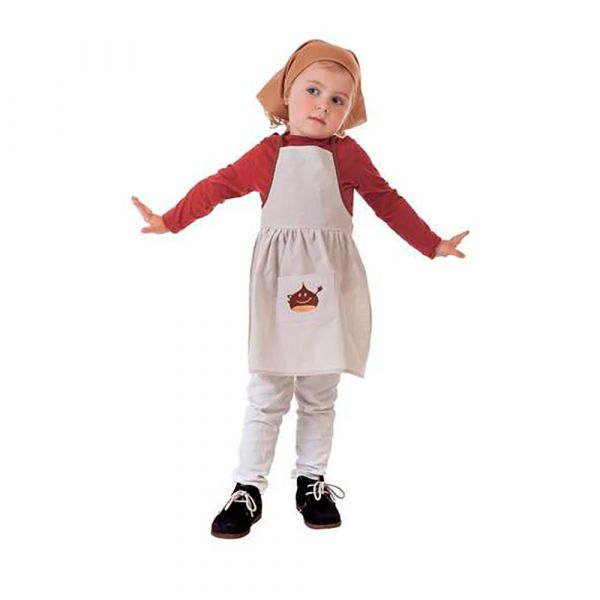 Creaciones Llopis Fato De Castañera Nagore Para Menina 3-5 Anos Multicolor