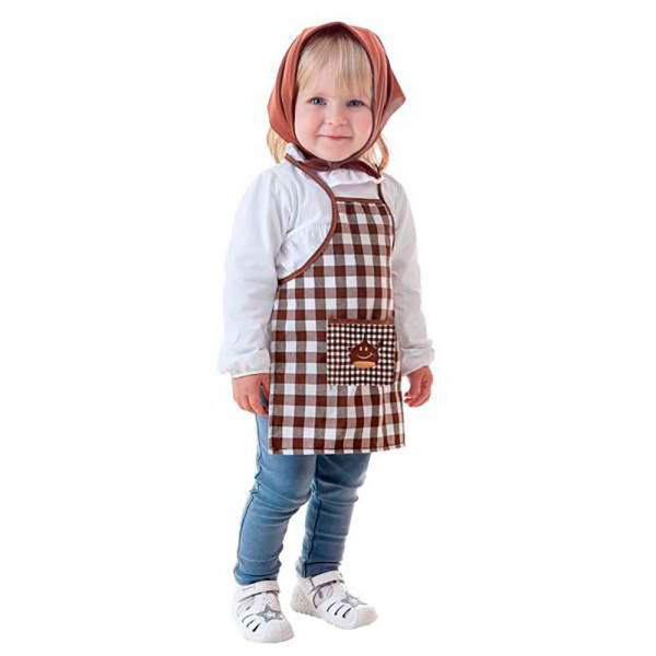 Creaciones Llopis Fato De Menina De Avental Ascen Castañera 7-9 Anos Multicolor