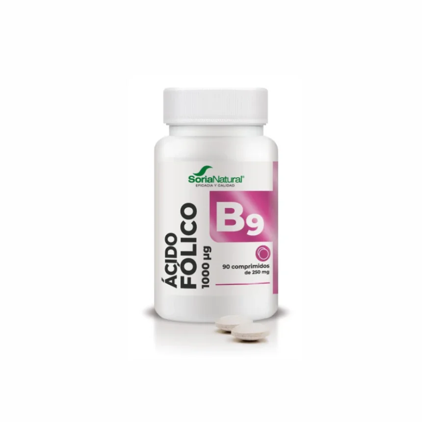 Vitamina B9 (Ácido Fólico) | 90 comprimidos- Soria Natural
