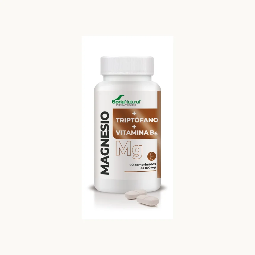 Magnésio + Triptófano + Vitamina B6 | 90 Comprimidos – Soria Natural