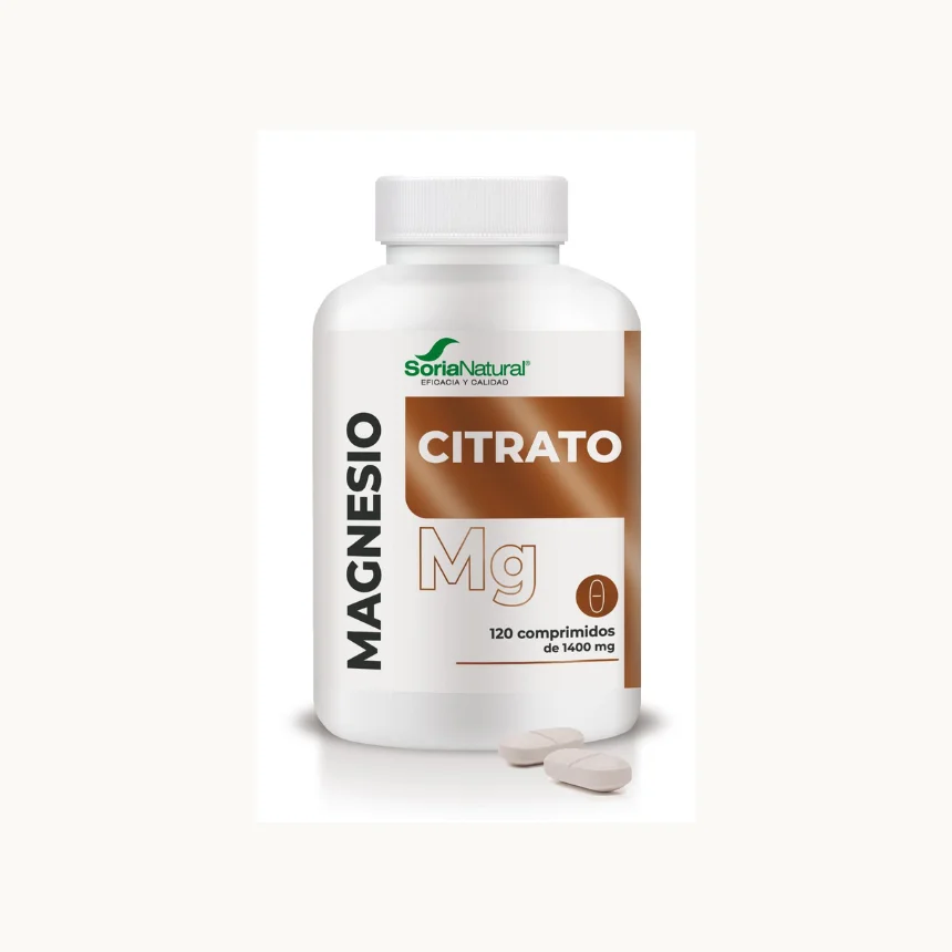 Citrato de Magnésio | 120 Comprimidos – Soria Natural