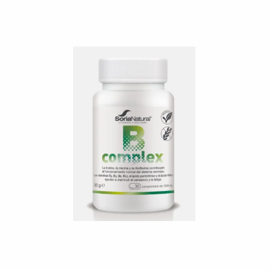 B-complex | 30 comprimidos- Soria Natural
