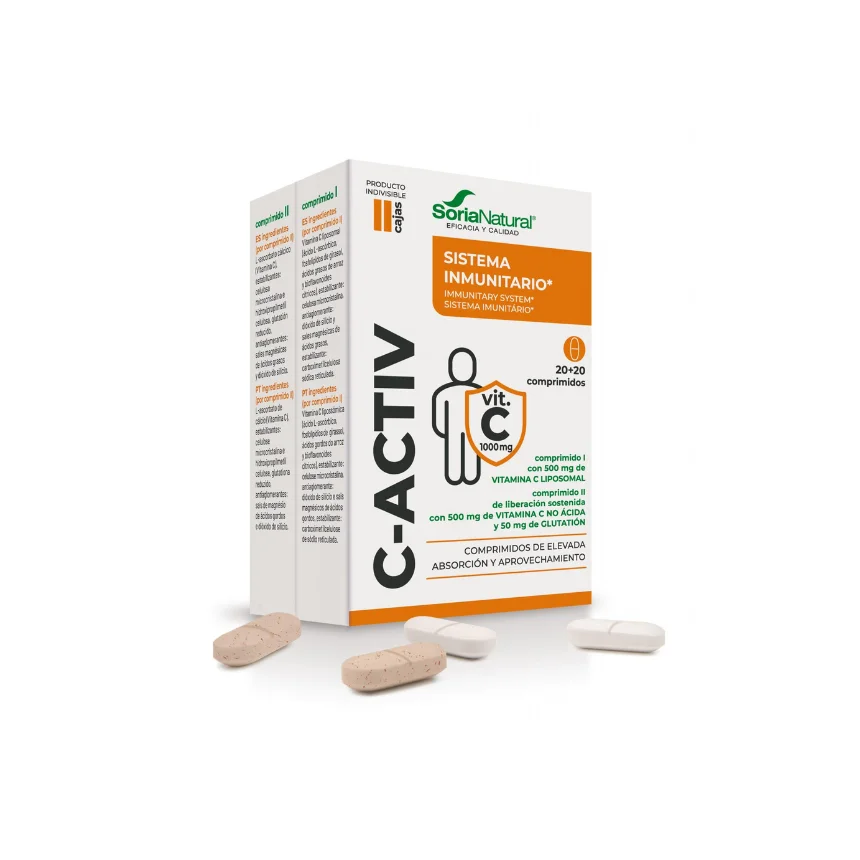 C-Activ Lipossomal | 20+20 Comprimidos – Soria Natural