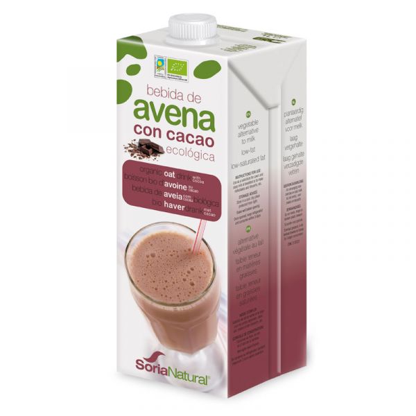 Soria Natural Bebida de Aveia com Cacau Bio 1 L