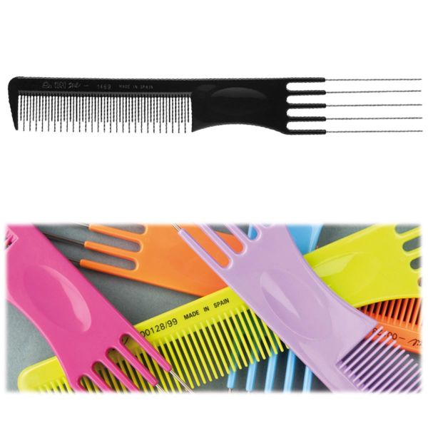 Eurostil Puas Hierro Pente Ahuecador Color 19 5CM