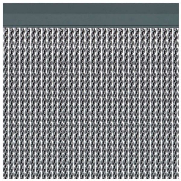 Acudam Cortina Exterior Manacor Portas 90 x 210 cm (prateado) - S7919757
