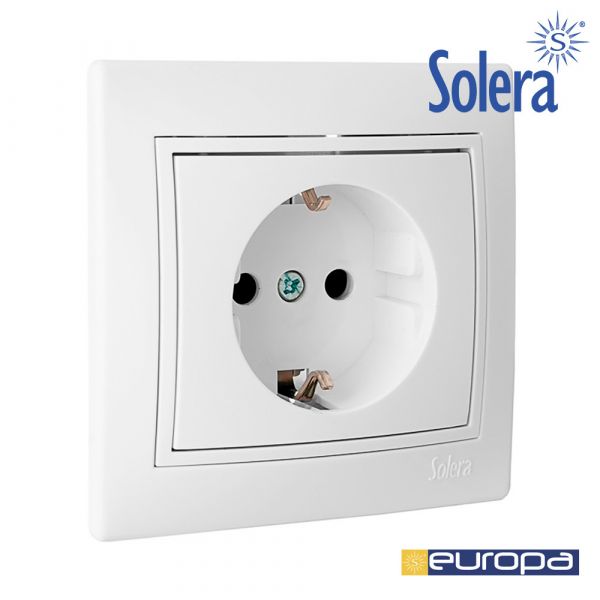 Solera Base Bipolar com T/t Lateral 16A 250V S.europa - ELK42943