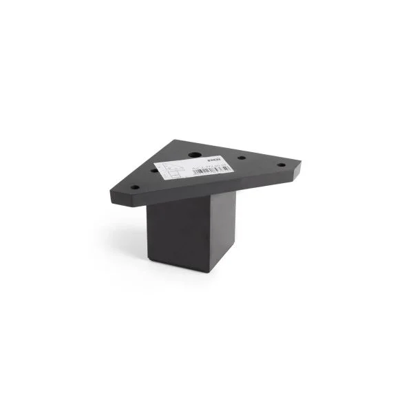 Rei Pé Quadrado Abs Preto 6cm - 1160440131