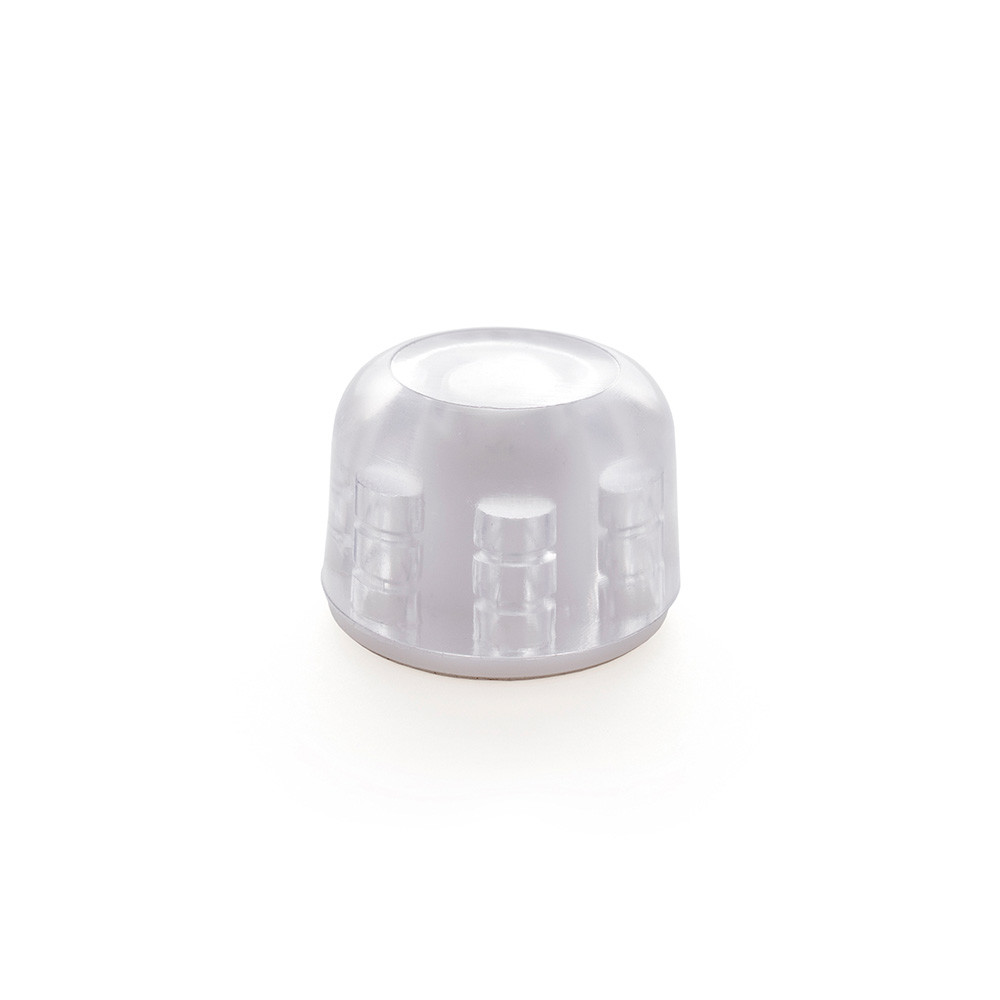 Batente adesivo para porta top transparente. fabricado em plástico. rei