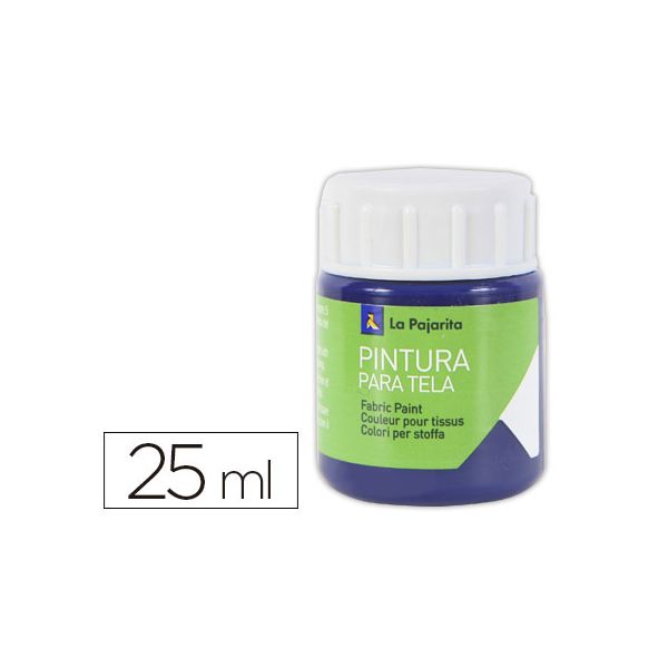 La Pajarita Tinta p/ Tela 25ml Azul Vitória - T-4