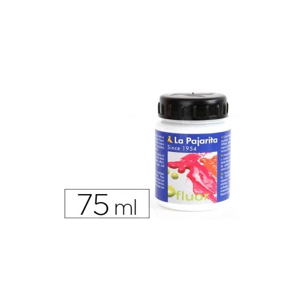 La Pajarita 6 un. Pintura Latex F-00 Branco Fluorescente 75ML