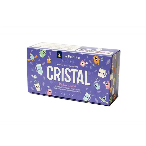 La Pajarita Tinta de Vidro Set 6 Cores Sortidas