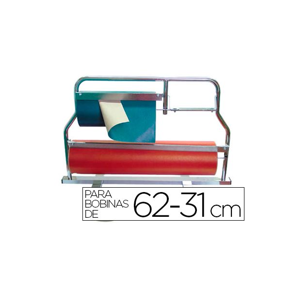 Porta-rolo Corta-papel 62-31cm Cromado I-2