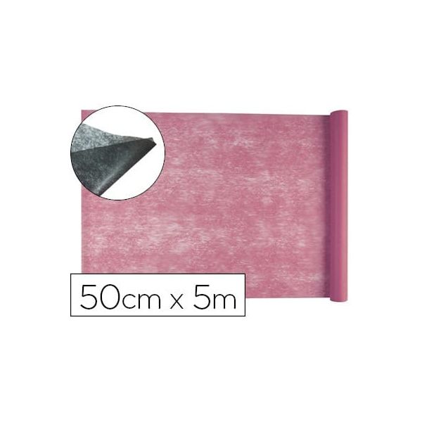 LiderPapel Tecido Sem Tecer 25g/m2 Rolo 5 Metros Rosa