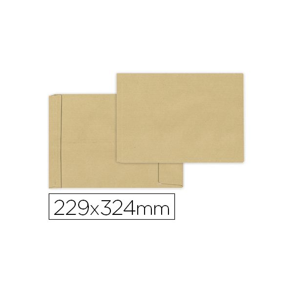 Liderpapel Envelope Bolsa Fole Kraft 229X324X30mm c/ Aba Emtira de Silicone Papel 120Gr (50 un. - OFF006206CE
