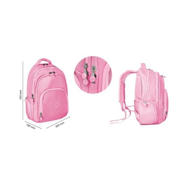 Antartik Mochila Multi Bolso 19L Rosa