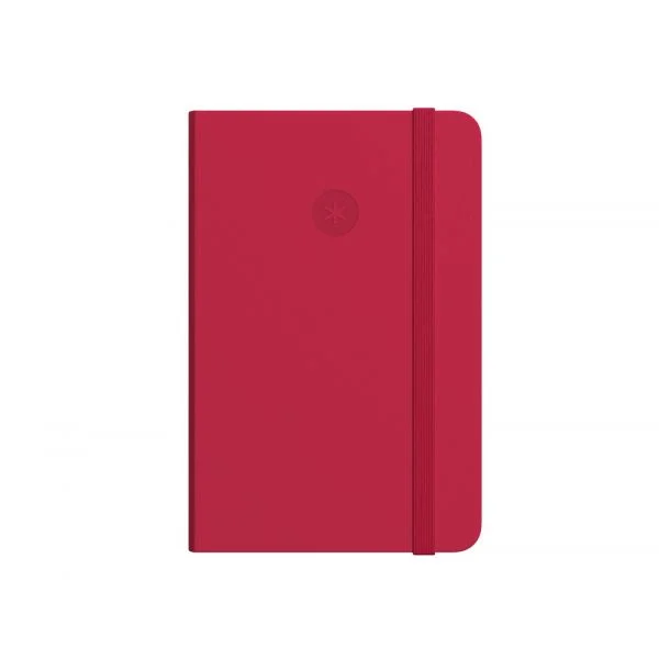 Antartik Caderno Pautado A6 Capa Dura 100 Folhas Vermelho 80 Unidades
