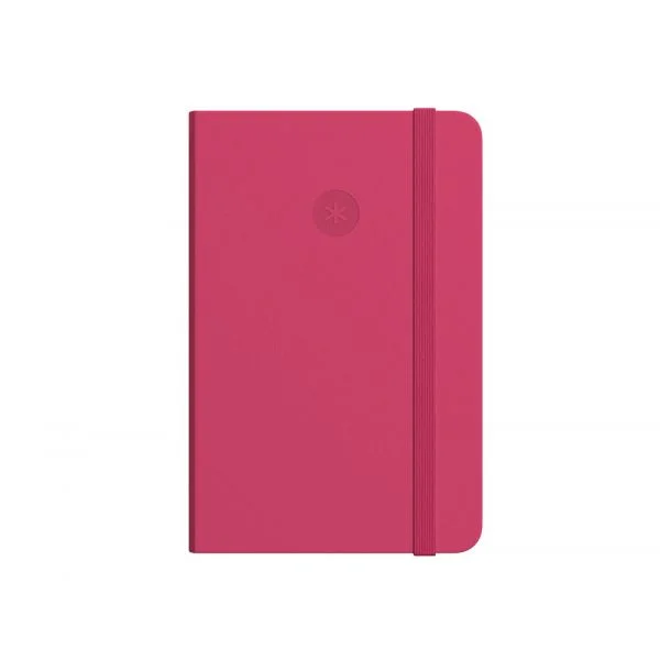 Antartik Caderno Quadriculado A5 com Elástico 100 Folhas Fúcsia