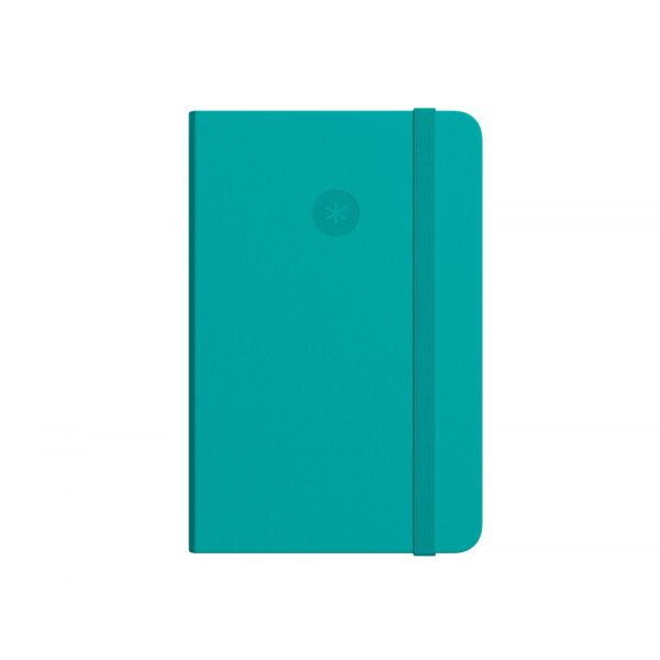 Antartik Caderno Pontilhado A4 Elástico 100 Folhas Turquesa