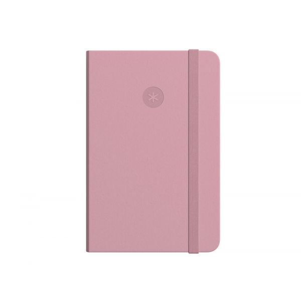 Antartik Caderno Quadriculado A4 Capa Dura 100 Folhas Rosa Pastel