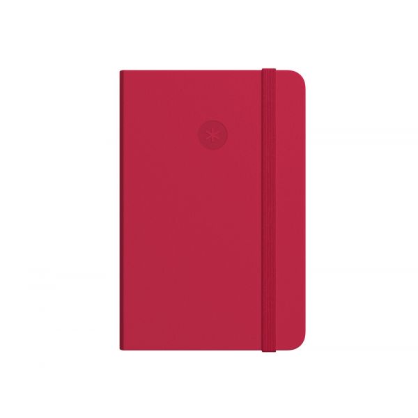 Antartik Caderno Folhas Lisas A5 Lombada Colada 80 Folhas Vermelho