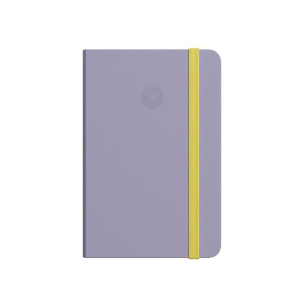 Antartik Caderno Pontilhado A5 com Elástico 80 Folhas Roxo e Amarelo