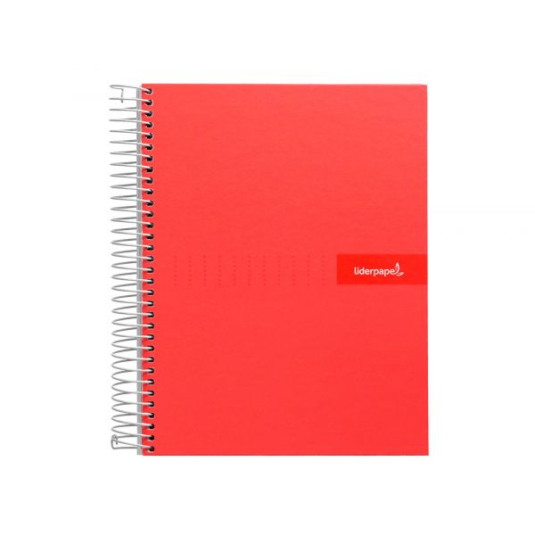 LiderPapel Caderno Pautado A5 Espiral 80 Folhas Cores Sortidas