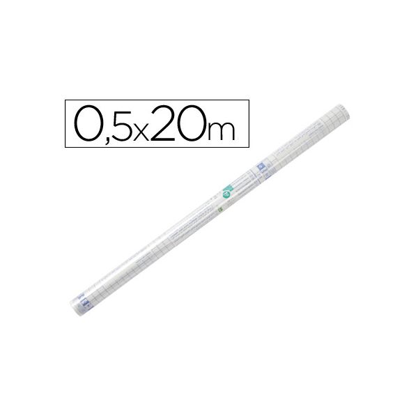 LiderPapel Rolo Forra Livros Adesivo 0,50x20m 80mc - AD05