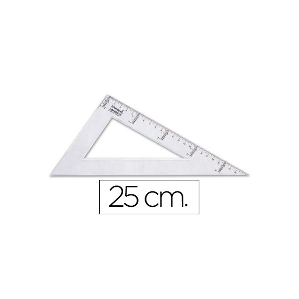LiderPapel Esquadro Plástico 25cm - RN05