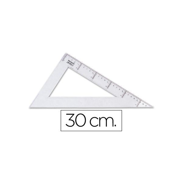 LiderPapel Esquadro Plástico 30cm - RN07
