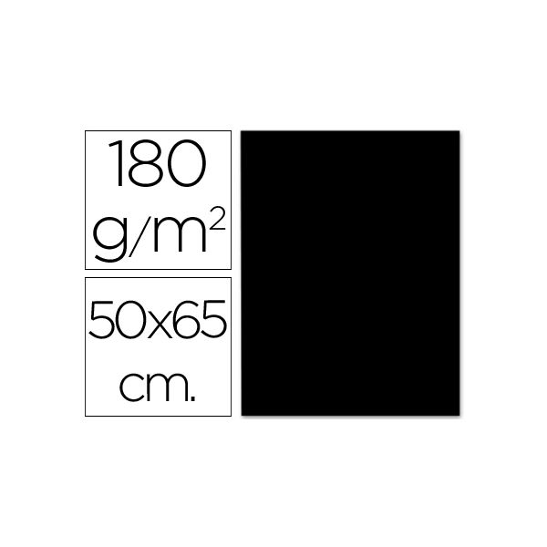 Liderpapel Cartolina 50x65cm 180g Preto - CX28