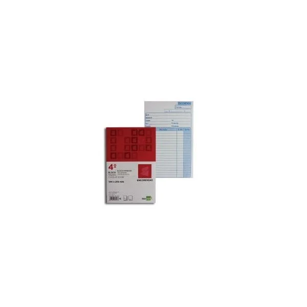 Bloco de Encomenda Duplicado A5