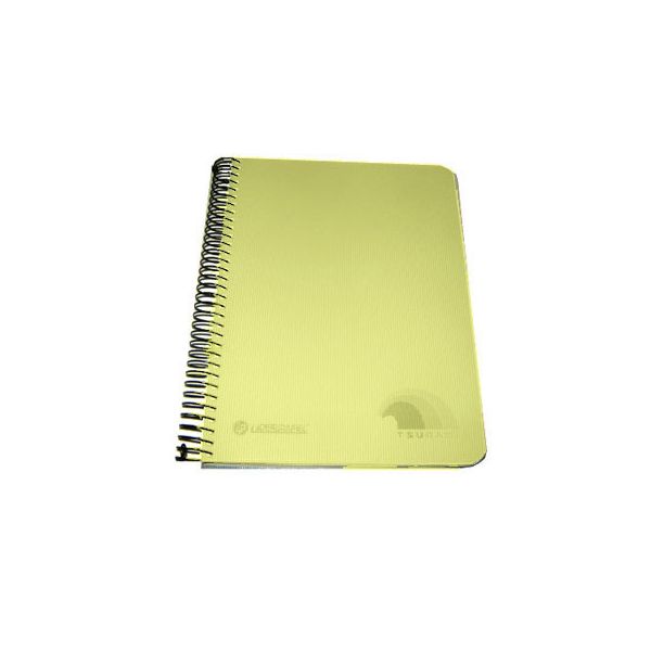 Tsunami Caderno Quadriculado A4 Espiral 160 Folhas Amarelo 1un