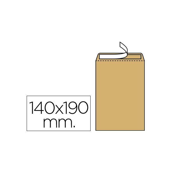 Liderpapel Envelope Bolsa Salários 140X190mm Kraft (500 un. - OFF031936CE